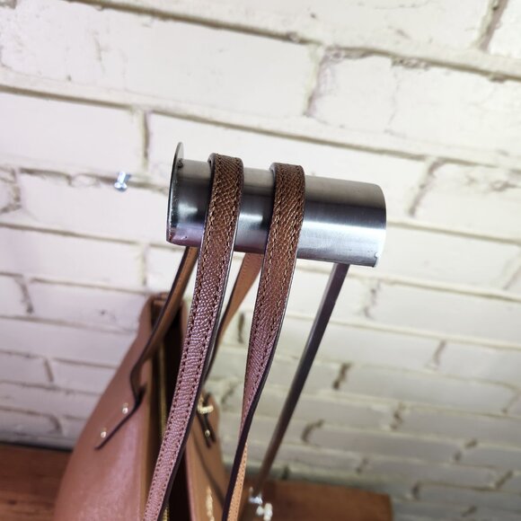 Euc Coach City Zip Top Brown Leather Shoulder Bag w/Wallet Purse - Picture 7 of 16